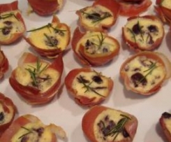 Prosciutto Quiche Cups
