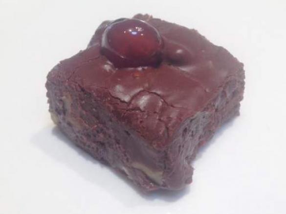 Santa's cherry chocolate fudge