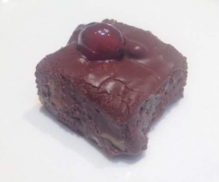 Santa's cherry chocolate fudge