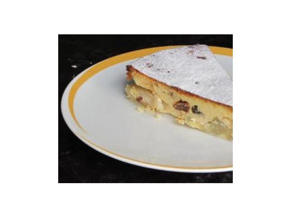 Baked apple cheesecake