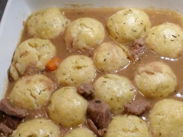 Lamb Stew with Rosemary Dumplings