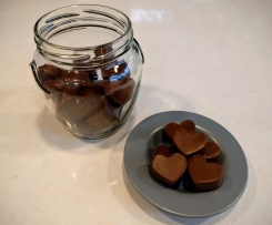 Dark chocolate and coconut jellies