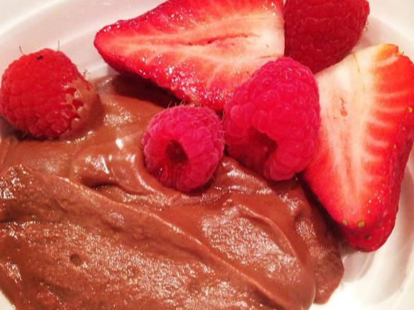 The Shrinking Hubby's Healthy Chocolate Custard (GF, DF, RSF)