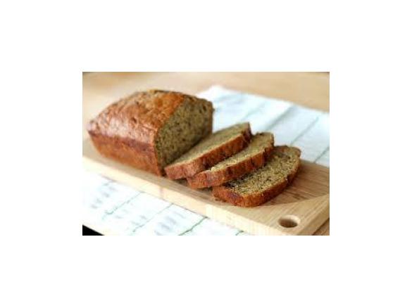 All-In-One Banana bread with a Honey Cream Cheese Spread