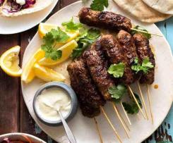 Lamb Koftas with Yoghurt Dressing