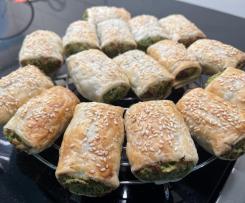 Silverbeet and ricotta rolls