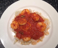 Chilli, Garlic Tomato Prawns