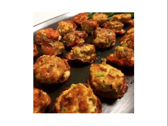 chicken chirizo meatballls lchf