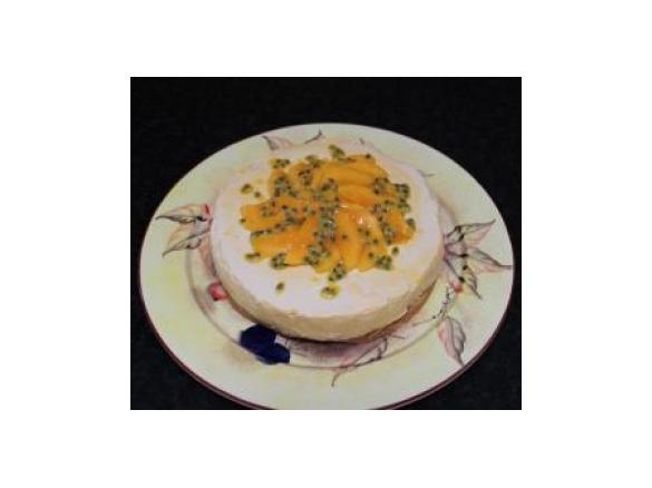 White Chocolate & Mango Cheesecake
