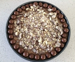 No Bake Toblerone and Malteser Cheesecake
