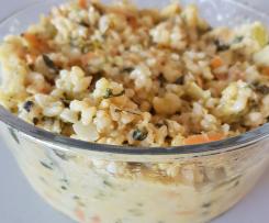 Infant/toddler brown rice and veggie risotto
