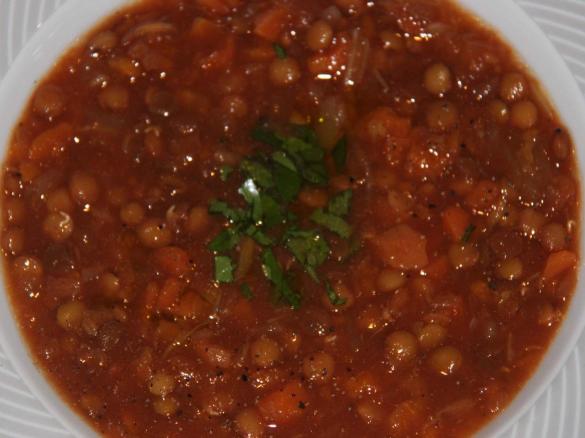 Greek Lentil Soup - Faki