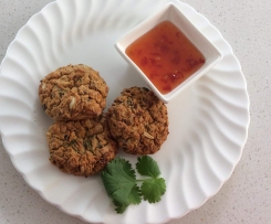 Chickpea burgers ( adapted from Gillian McKeith)