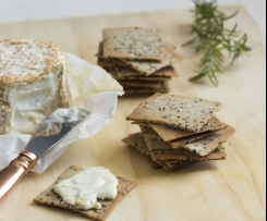 Rosemary and sea salt crackers