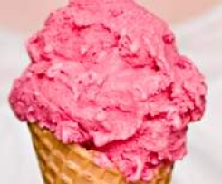 Raspberry ice cream