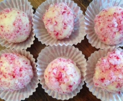 Candy Cane Peppermint Truffles