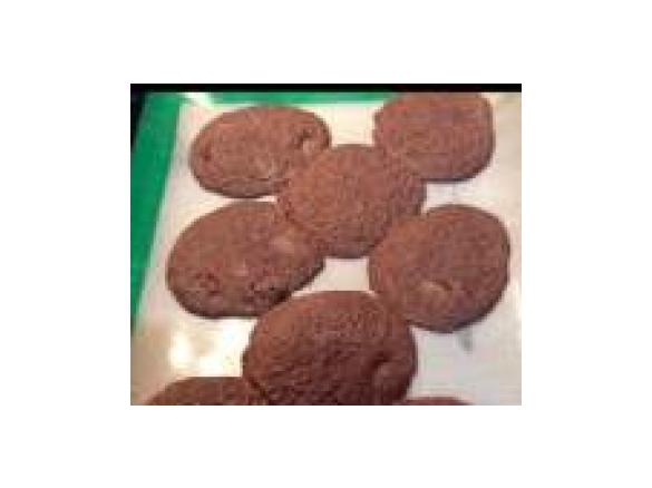 GF Double Choc Cookies