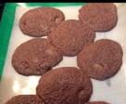 GF Double Choc Cookies