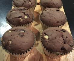 TRIPLE CHOCOLATE MUFFINS