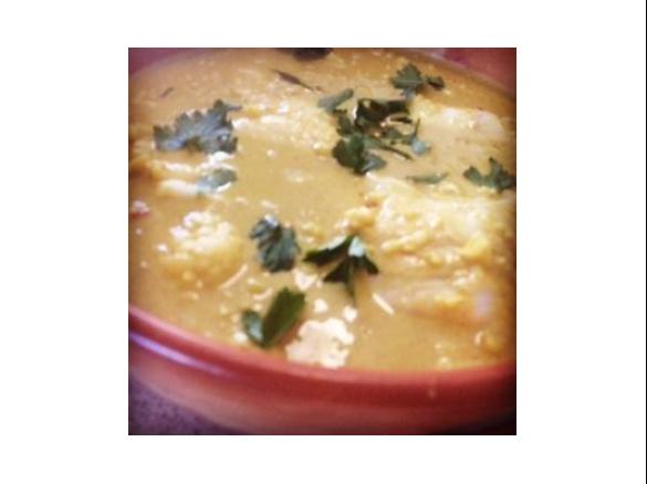 lchf fish cardomon curry