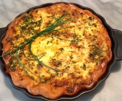 Heidi's onion and bacon bread bake "zwiebelkuchen"