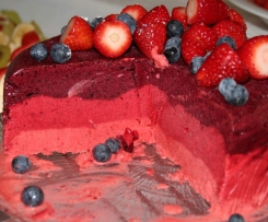 Layered Berry Fruity Dream Cake