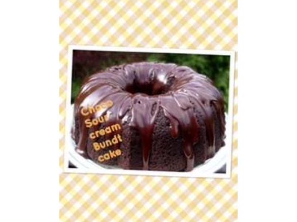 Chocolate sour cream cake