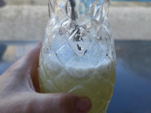 Michelle's Pineapple Sunset by the Pool