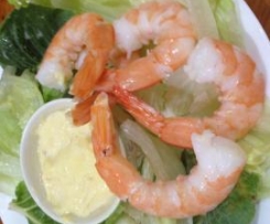 Summer Prawn Salad with chilli mango mayonnaise