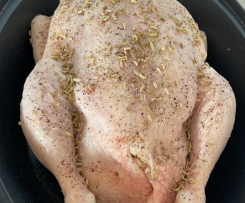 One Whole Chicken - 3 ways (Roast, Soup, Stock)