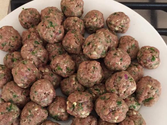 Tasty kale and cheese meatballs