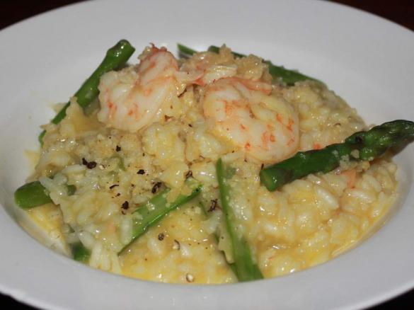 Prawn and Asparagus Risotto