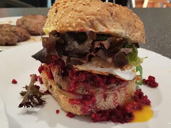 Kel's healthy hidden veggie hamburger patties