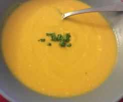 Sweet Potato, Leek and Bacon Soup