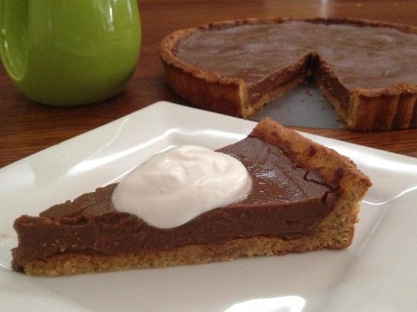 Chocolate Custard Tart (Gluten, Dairy and Refined Sugar Free)