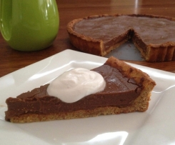Chocolate Custard Tart (Gluten, Dairy and Refined Sugar Free)