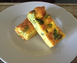 LCHF broccoli and cheese frittata
