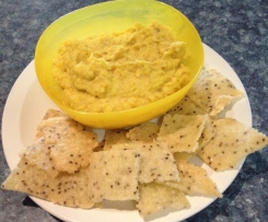 Parsnip,Cauliflower and Corn Dip
