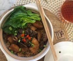 Claypot Mushroom Chicken Rice