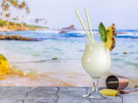 Pineapple and Coconut Mocktail