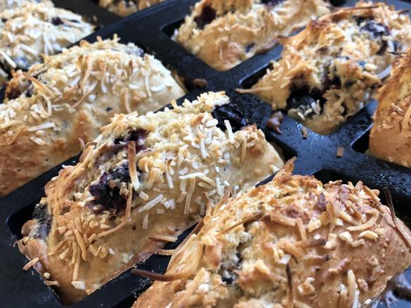 Blueberry bread / loaves dairy free sugar free Healthy