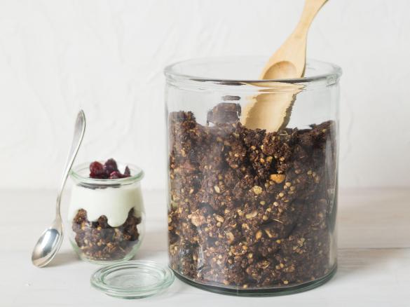 Cranberry and coconut toasted cereal