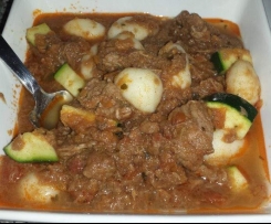 Beef, Tomato & Gnocchi Casserole