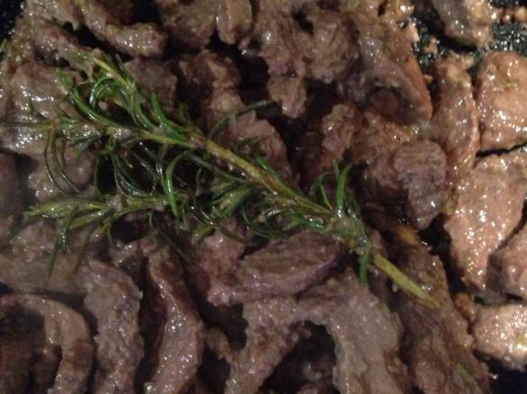 Lamb Strips in Lemon, Garlic & Rosemary 