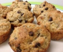 Banana Choc Chia Muffins