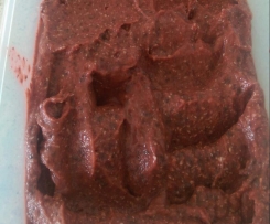 Cherry Ripe Soft Serve Ice Cream