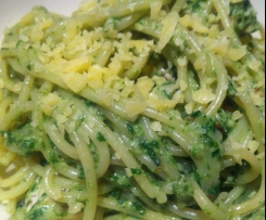 Clone CHICKEN AND SPINACH PESTO SPAGHETTI