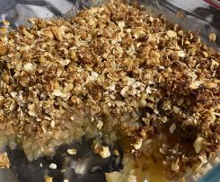 Variation Healthy Apple Crumble