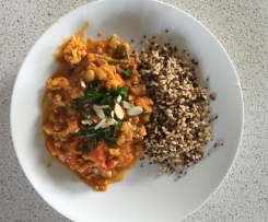 Clone of Sweet Potato Chickpea & Spinach Korma