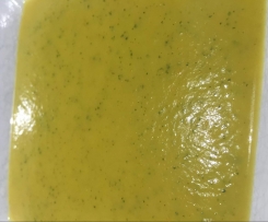 Zucchini and Sweet Potato soup
